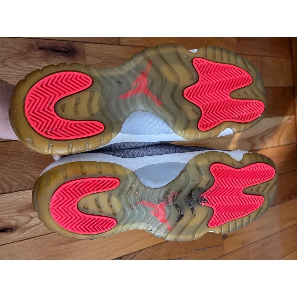 Air Jordan Future Low Wolf Grey/White/Infrared Big Kids‎ Size 7